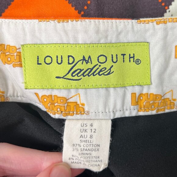4 Piece Set Loudmouth Golf Skorts Preppy Shorts Skirts Print Funky Retro 90s Y2K - Picture 8 of 15